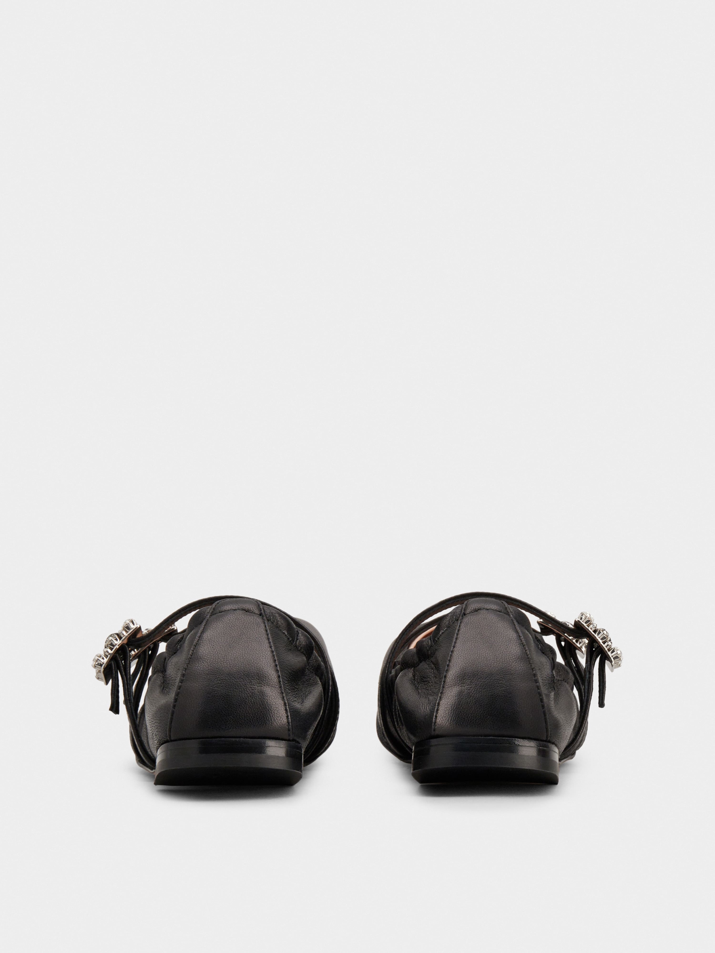 Mary Janes in nappa leather - 5