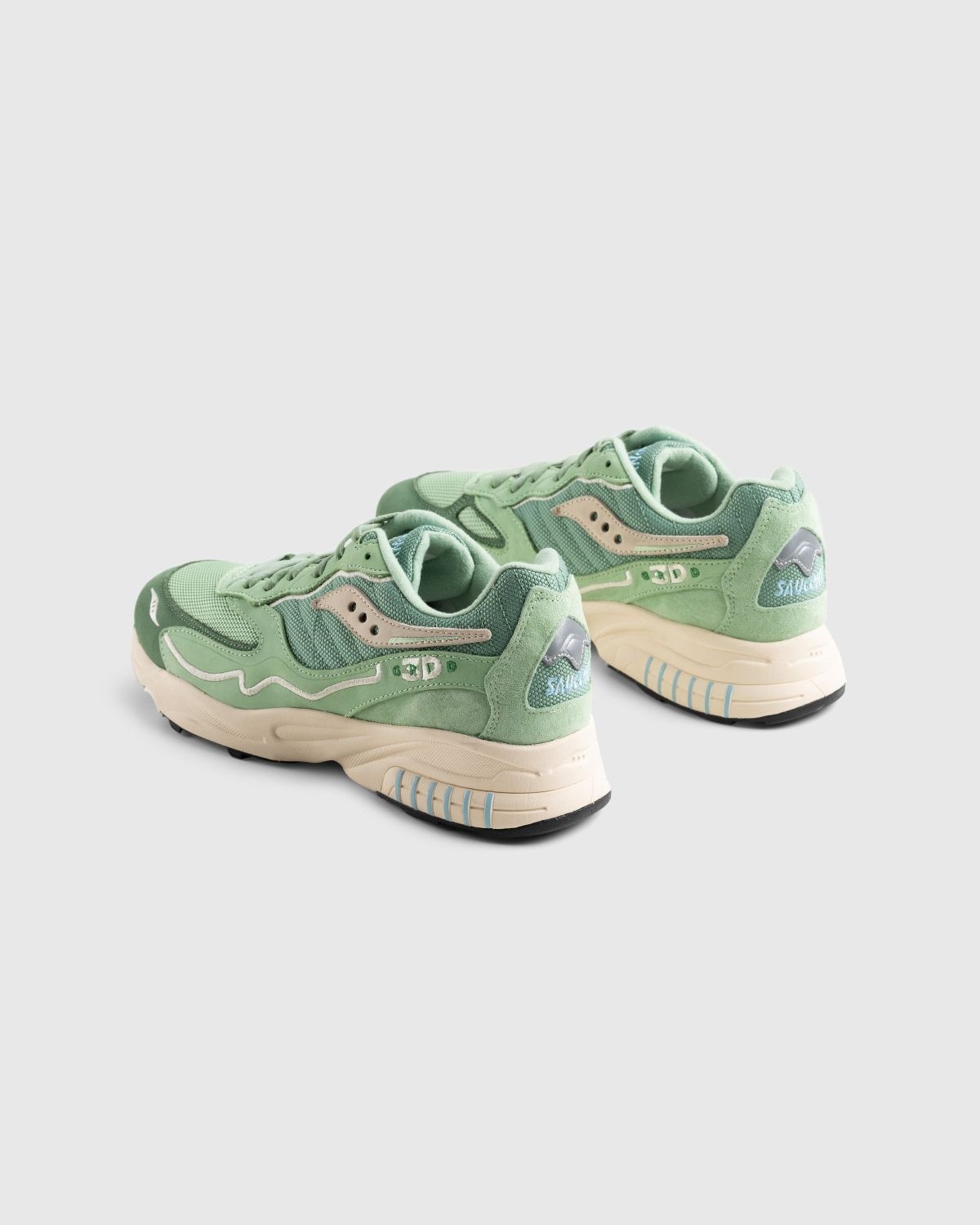 Saucony – 3D Grid Hurricane Green/Cream - 5