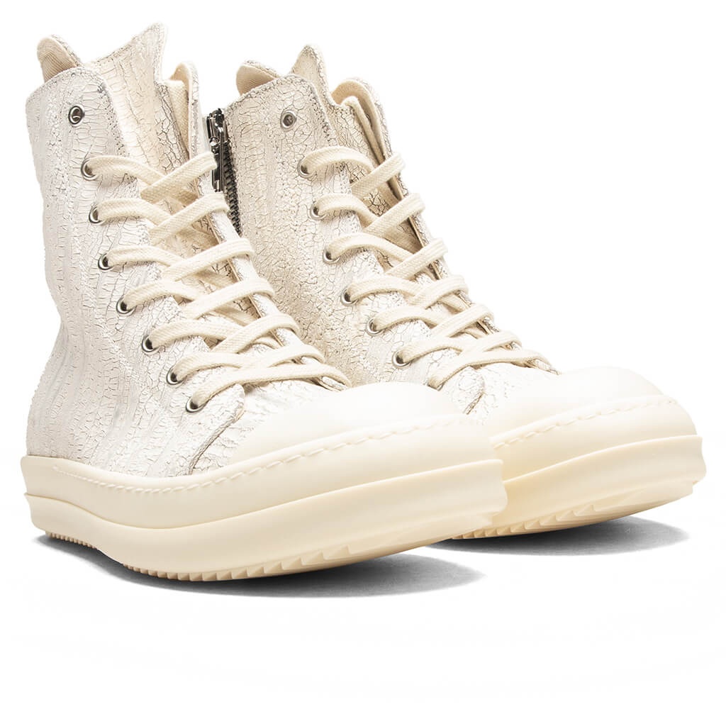 DENIM SNEAKS - MILK WHITE - 2