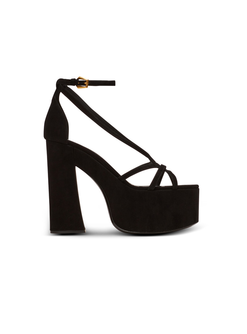 Cam suede platform sandals 1