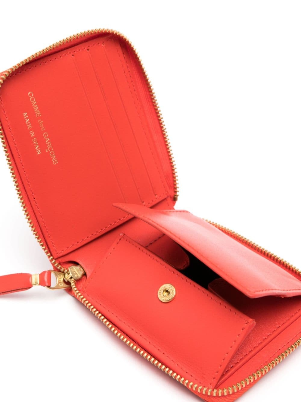 zip-around leather wallet - 3