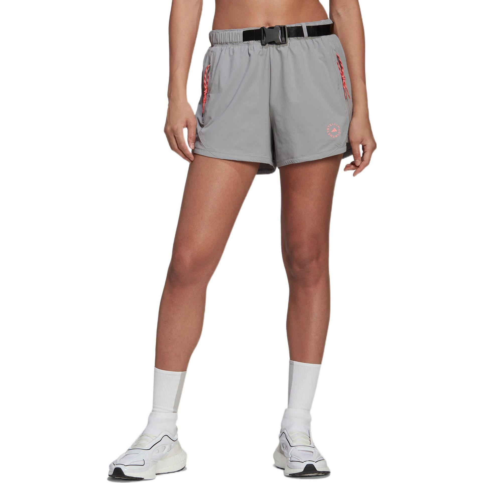 (WMNS) adidas by Stella McCartney Shorts 'Grey' HA8906 - 2