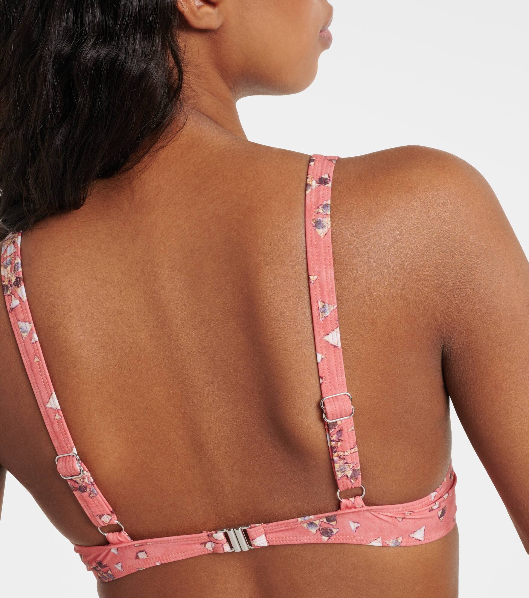 Petra printed bikini top - 5
