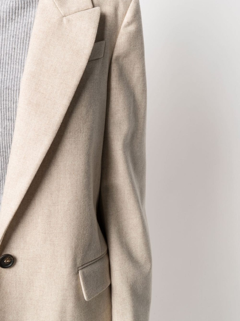 peak-lapel single-breasted blazer 5