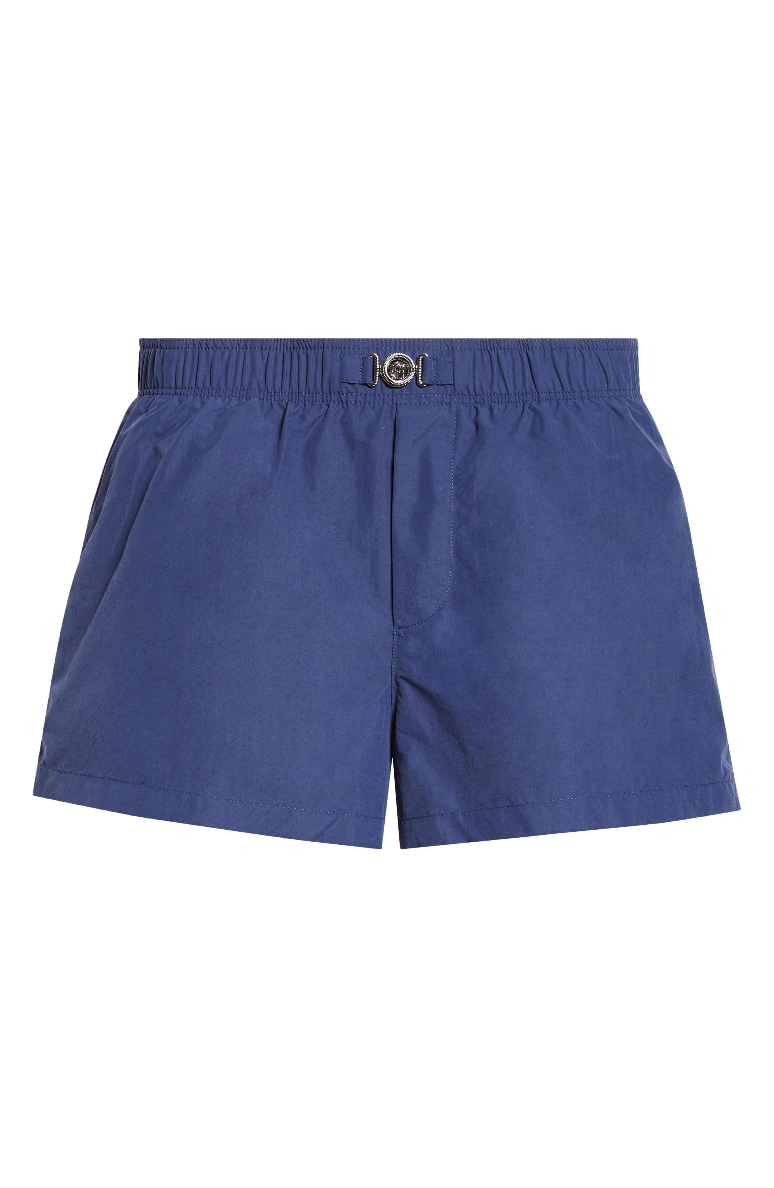 Versace Medusa Swim Trunks in Ink Blue at Nordstrom - 6