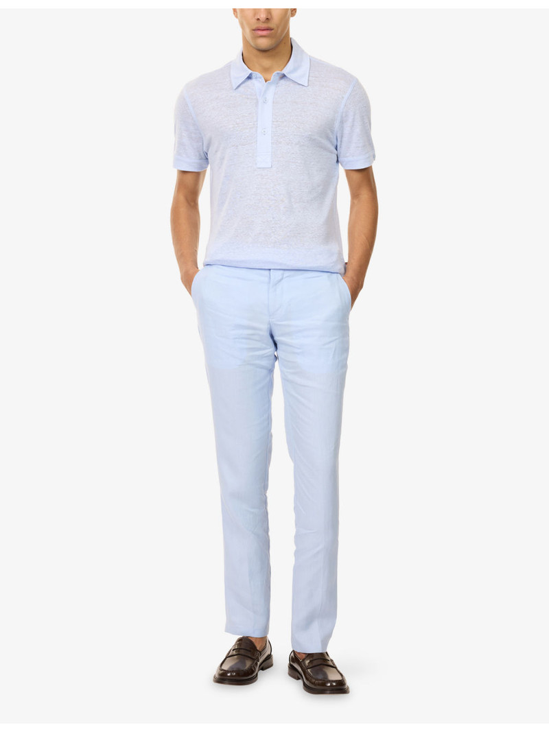 ORLEBAR BROWN Griffon Straight-Leg Linen Trousers outlook