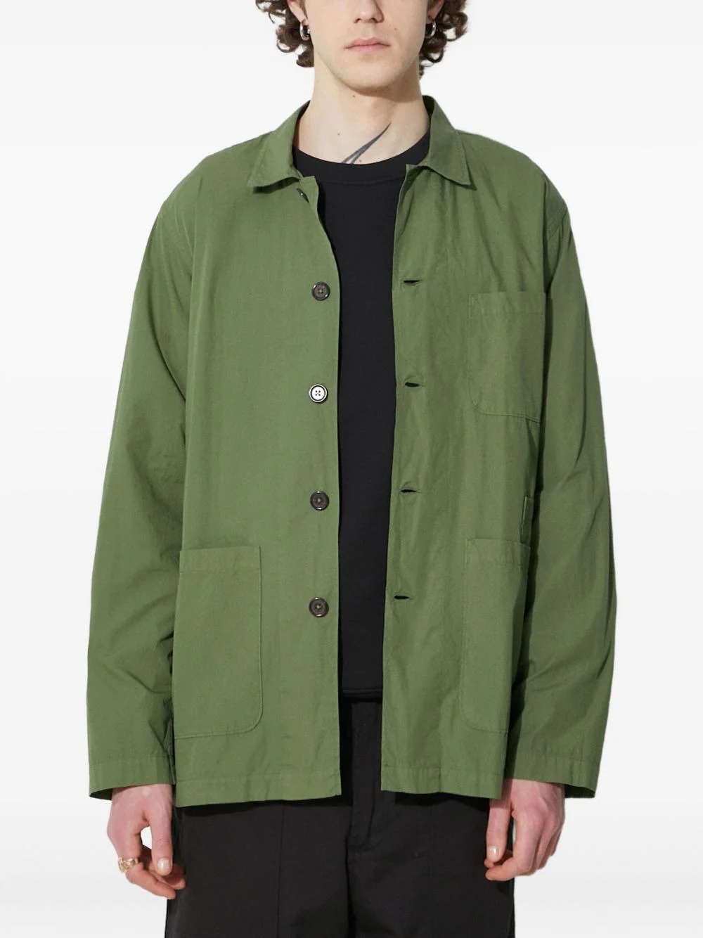 Bakers button-down patch-pocket shirt - 1