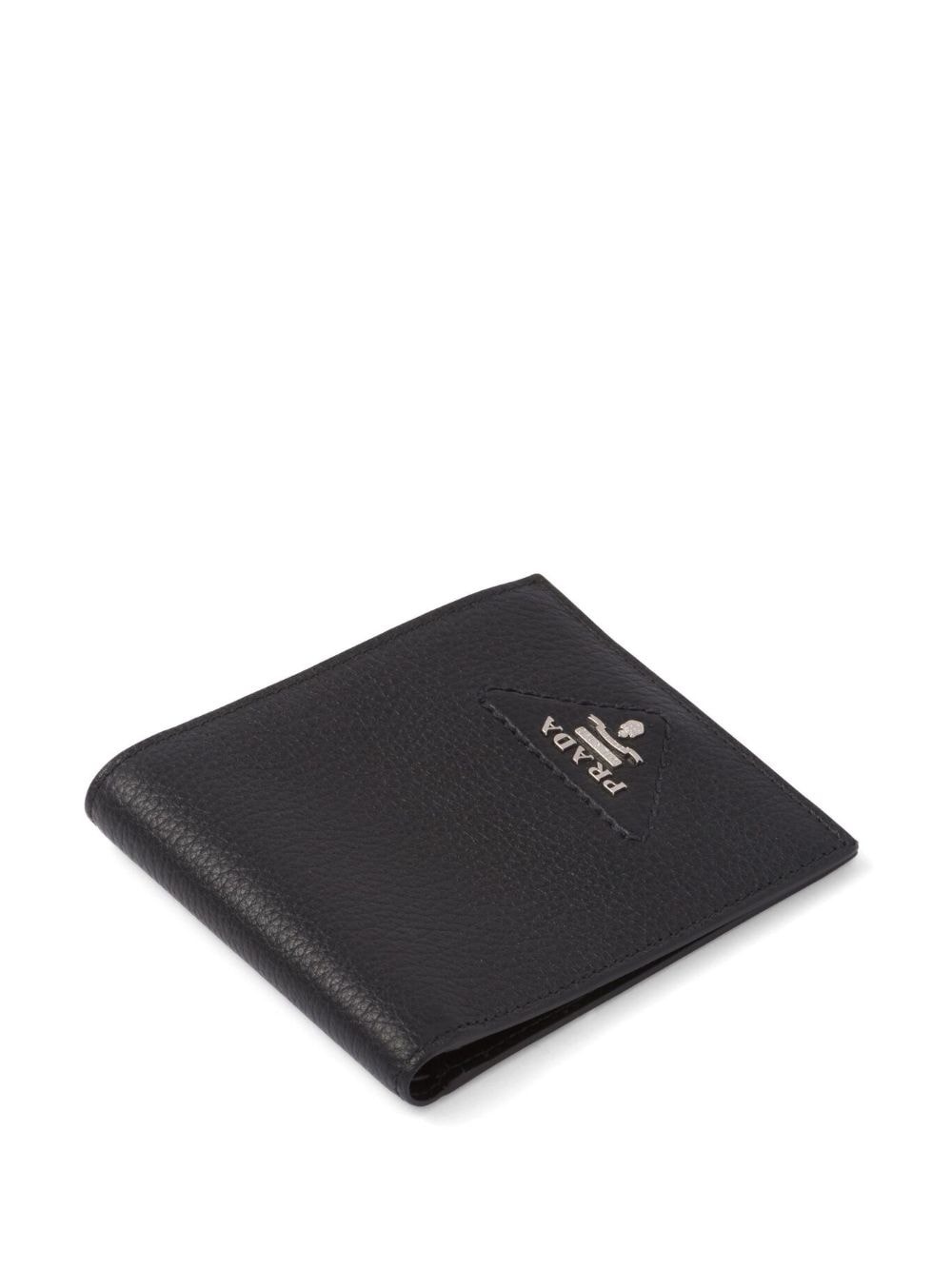 logo-plaque bi-fold wallet - 3