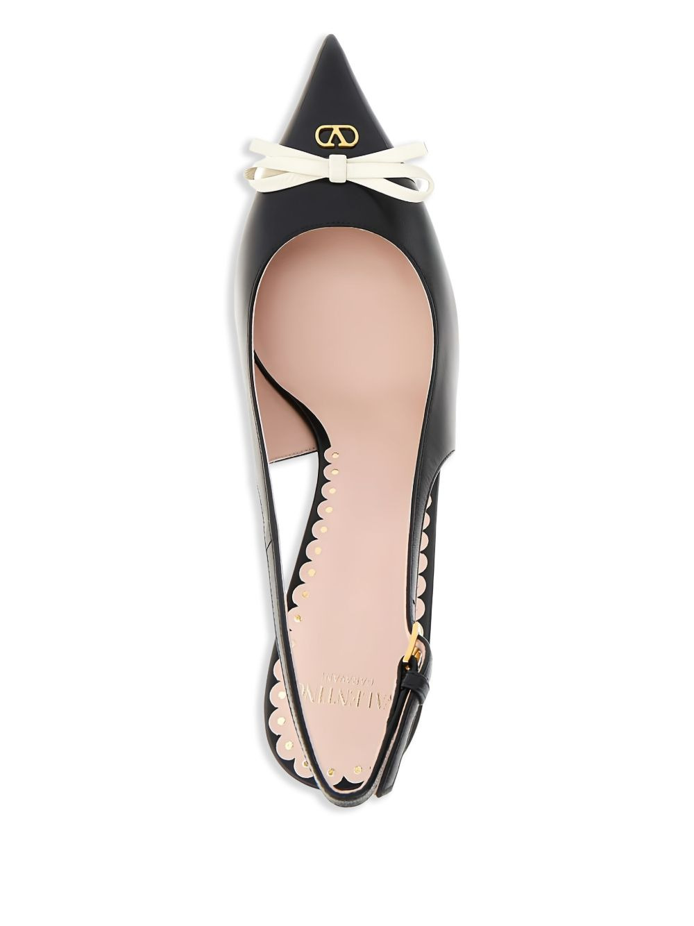 bow-detail slingback pumps - 4