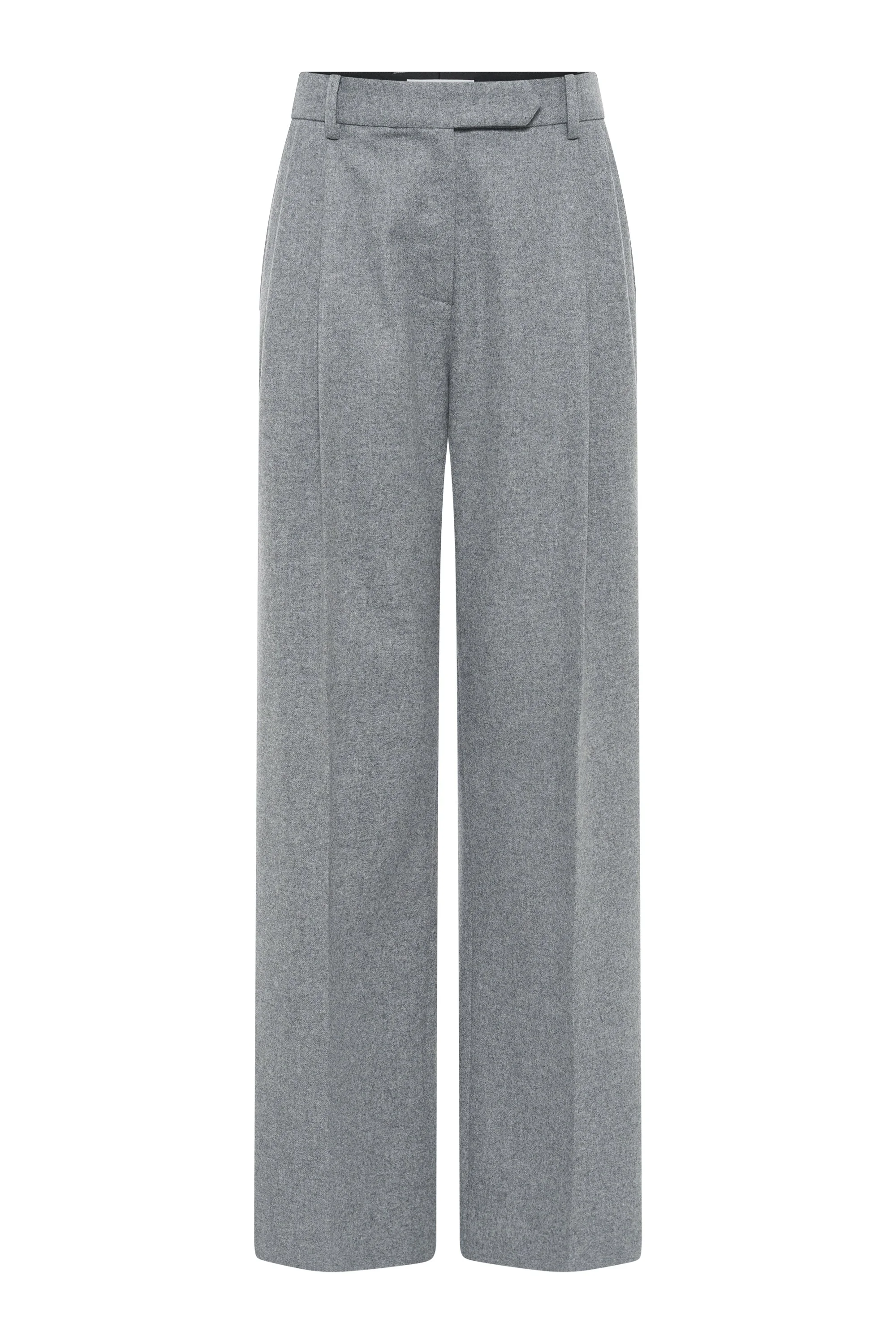 Henge Pant in Smoke Wool Cashmere Flannel - 1