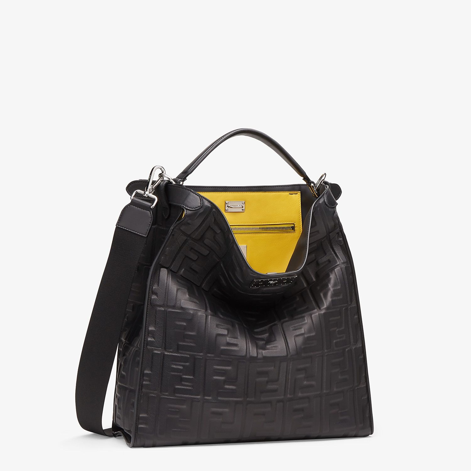 Black nappa leather bag - 3