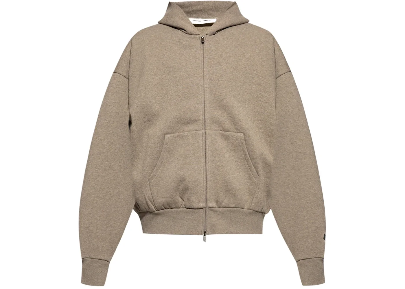 Fear of God Essentials Fleece Hoodie Homestead Heather - 1