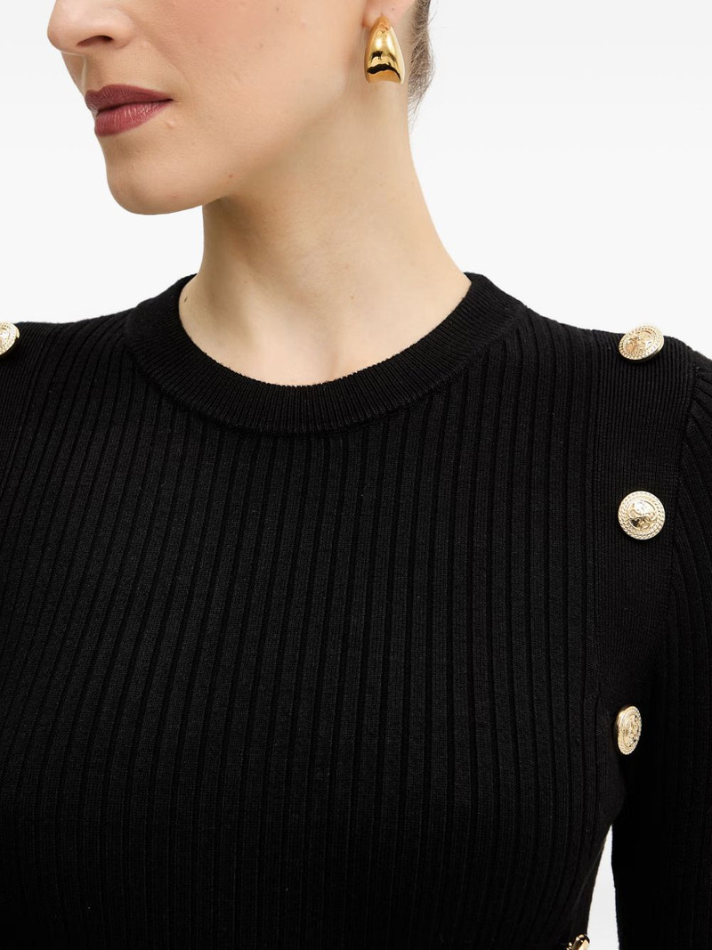 button-embellished midi dress 5