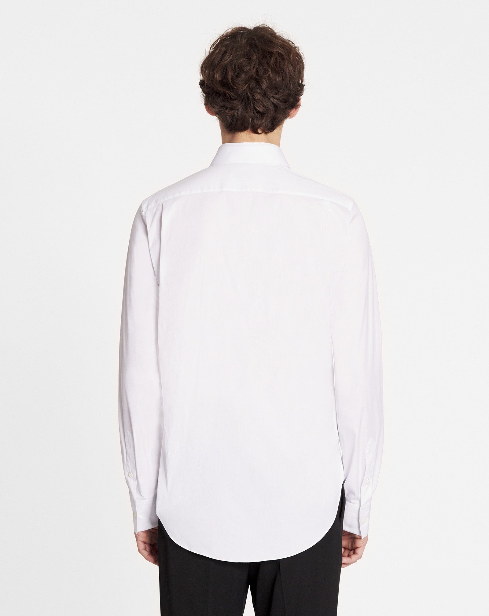 SLIM FIT STRETCH POPLIN SHIRT - 4