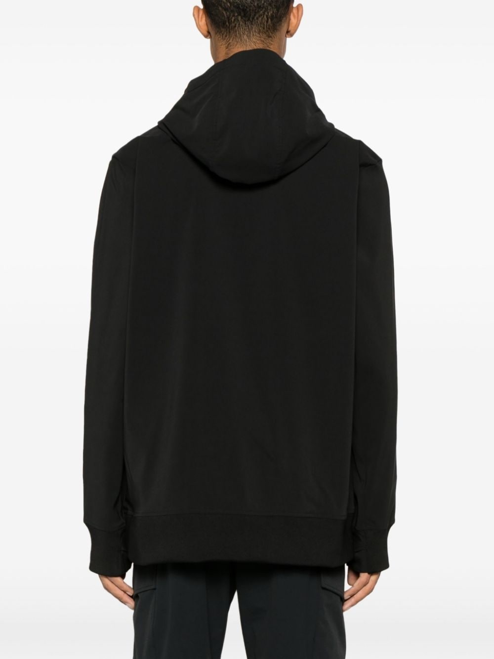 Tekno logo-appliqué hoodie - 4
