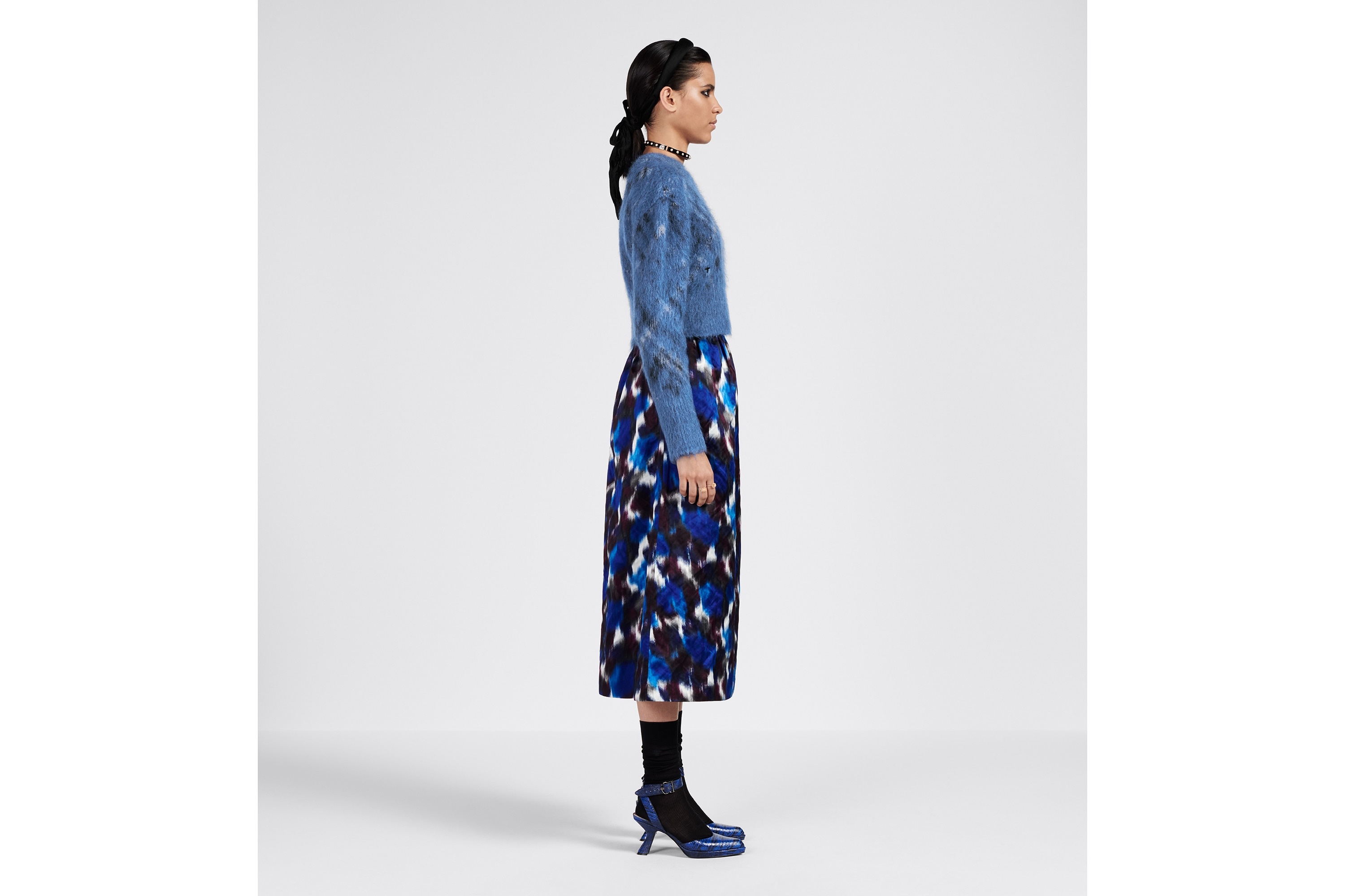 Mid-Length Straight-Cut Skirt - 6