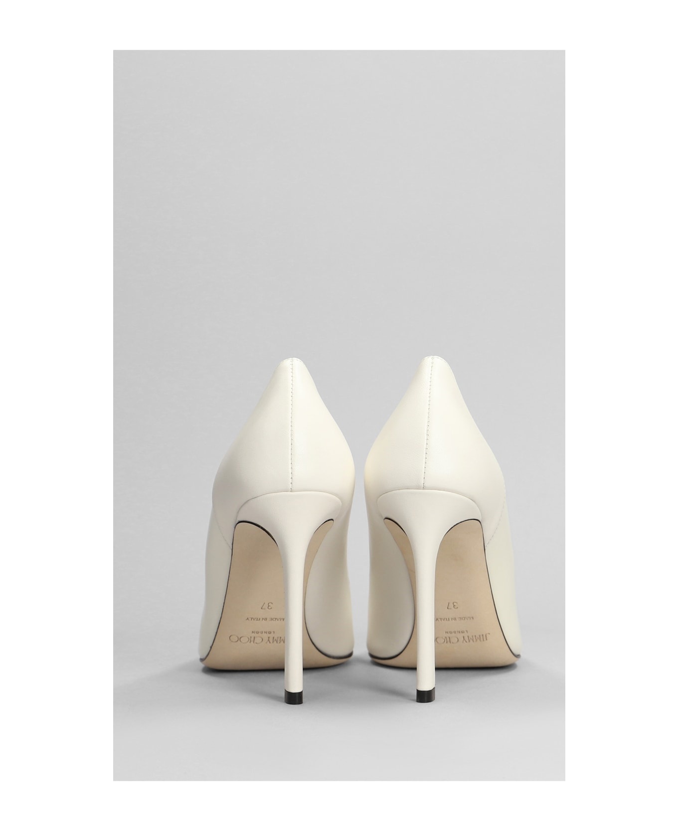 Cass 95 Pumps In Beige Patent Leather - 4