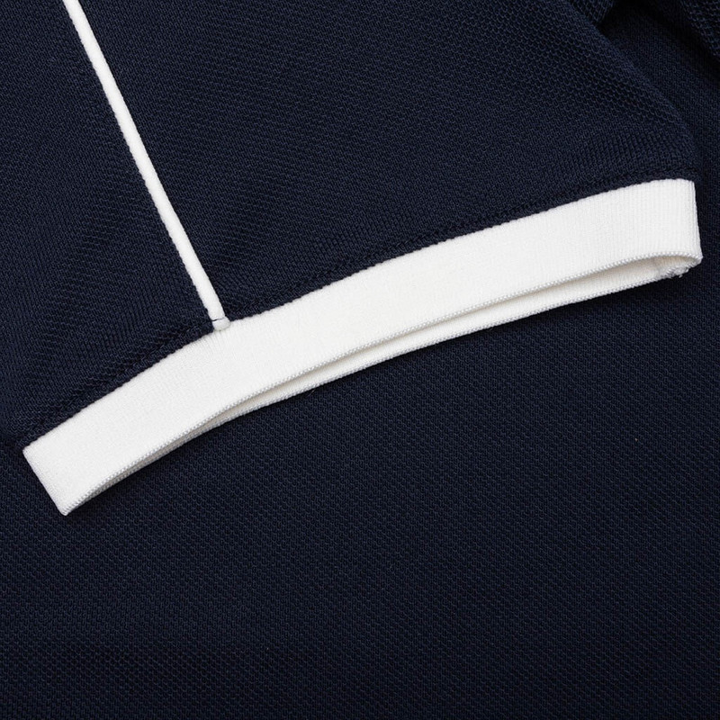 WOMEN'S ADIDAS X SPORTY & RICH POLO T-SHIRT - NIGHT NAVY 6