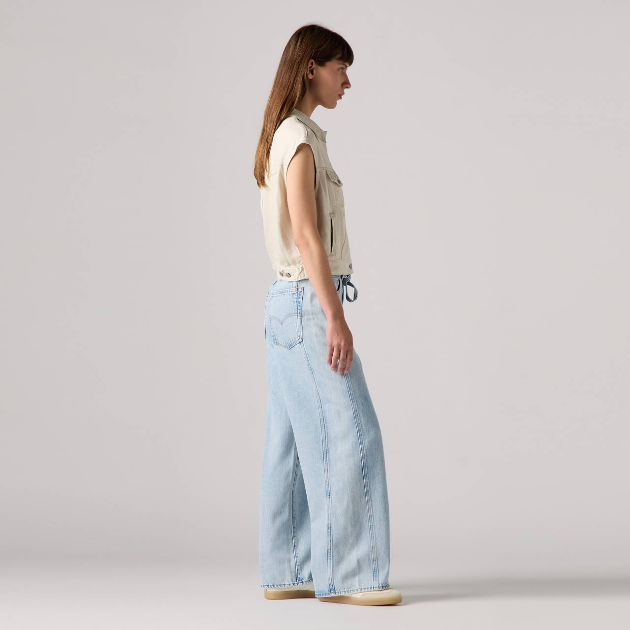 XL STRAIGHT SEAMED WOMEN'S JEANS - 5