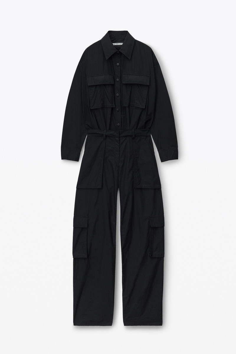 button up cargo jumpsuit 1