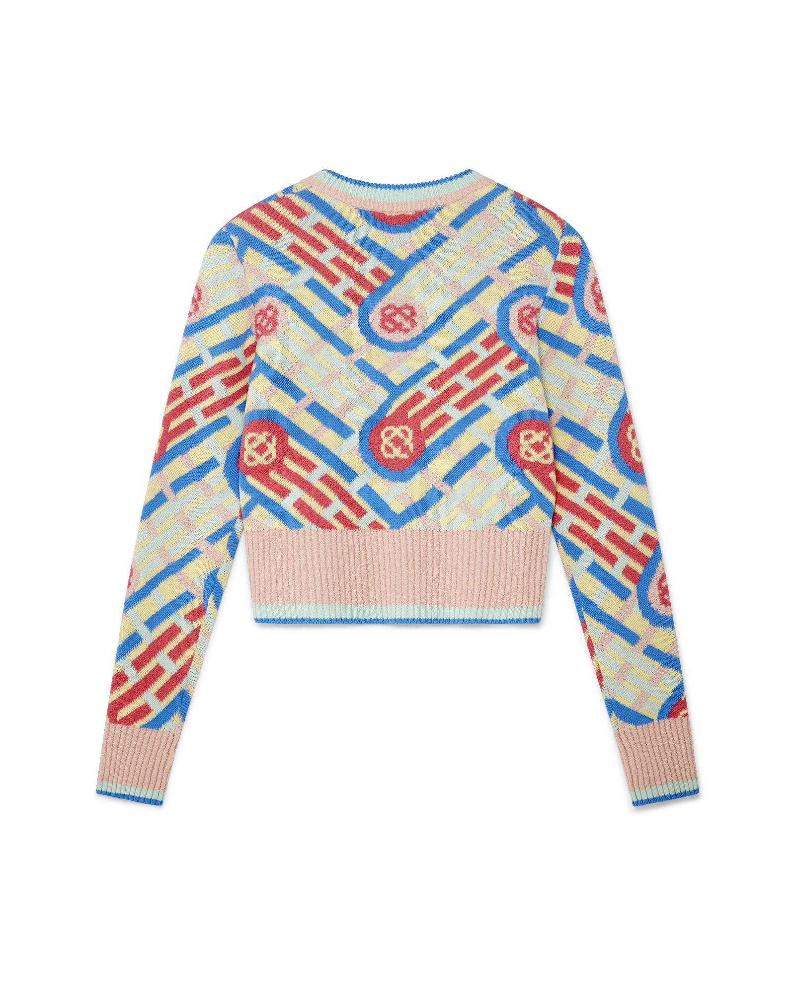 Candy Ping Pong Monogram Knit Sweater - 2