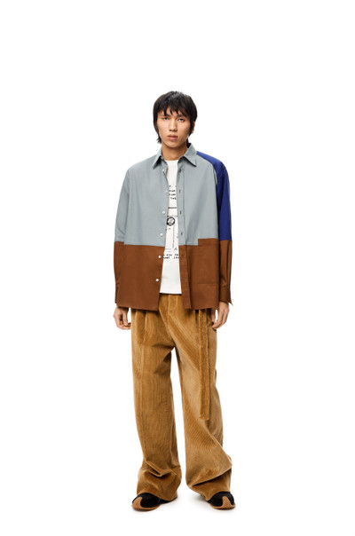 Loewe Patchwork shirt in cotton outlook