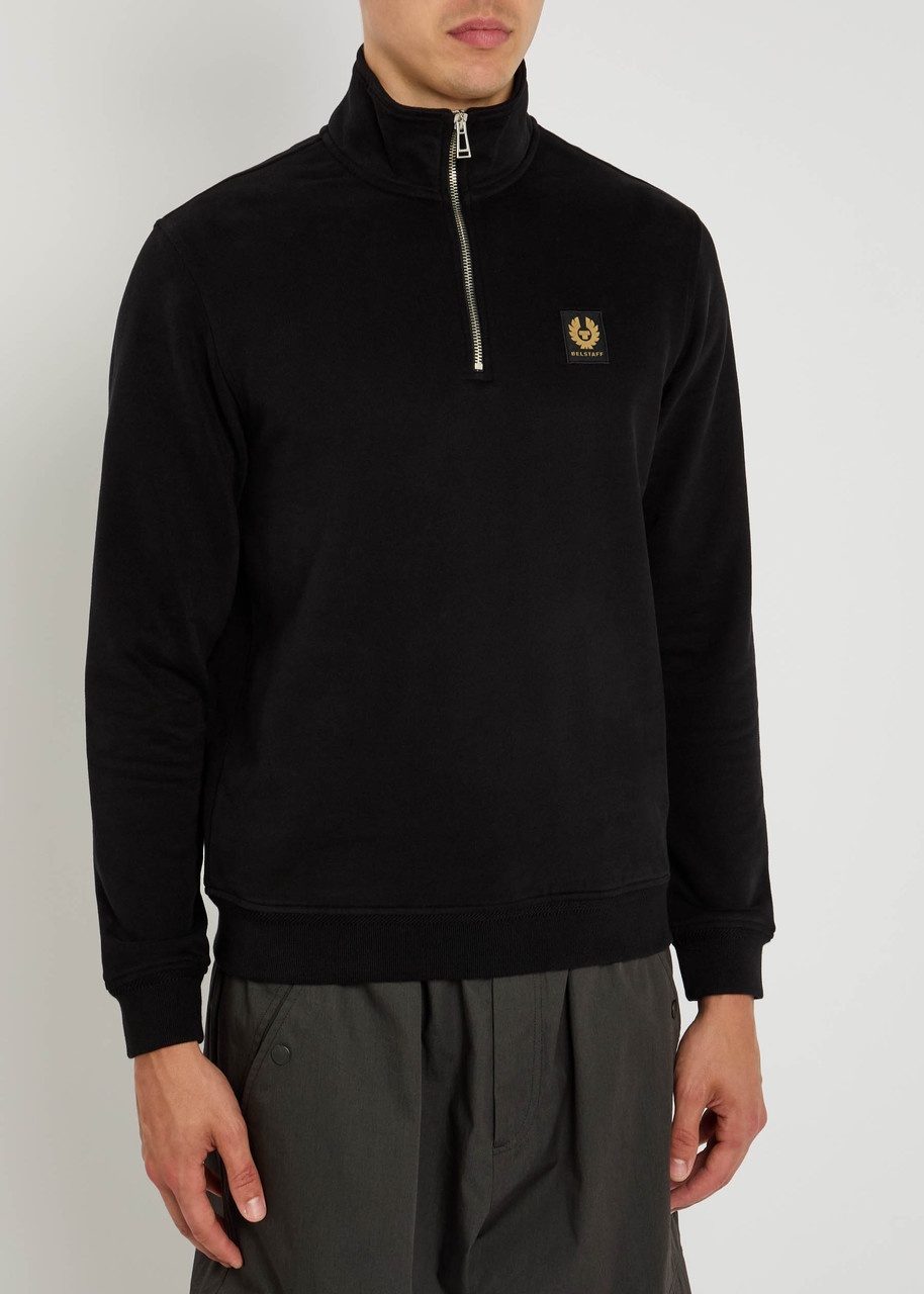 Belstaff Half-zip Logo Cotton Sweatshirt - 2