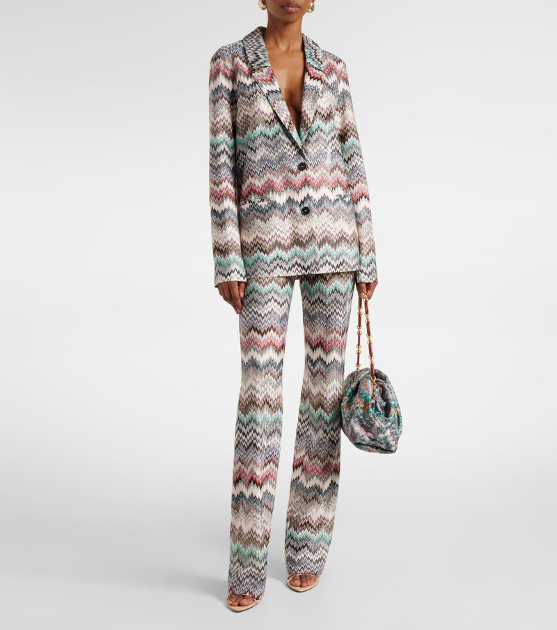 Missoni Zigzag single-breasted blazer outlook