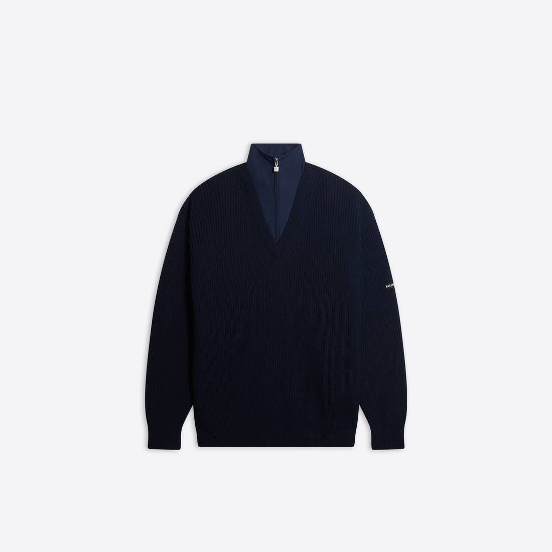 Men's Layered Tracksuit V-neck in Blue - 4