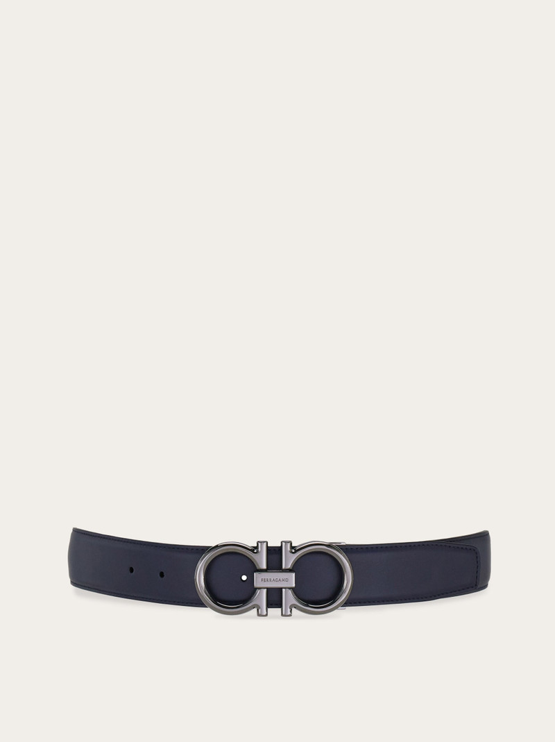 Reversible and adjustable Gancini belt 1