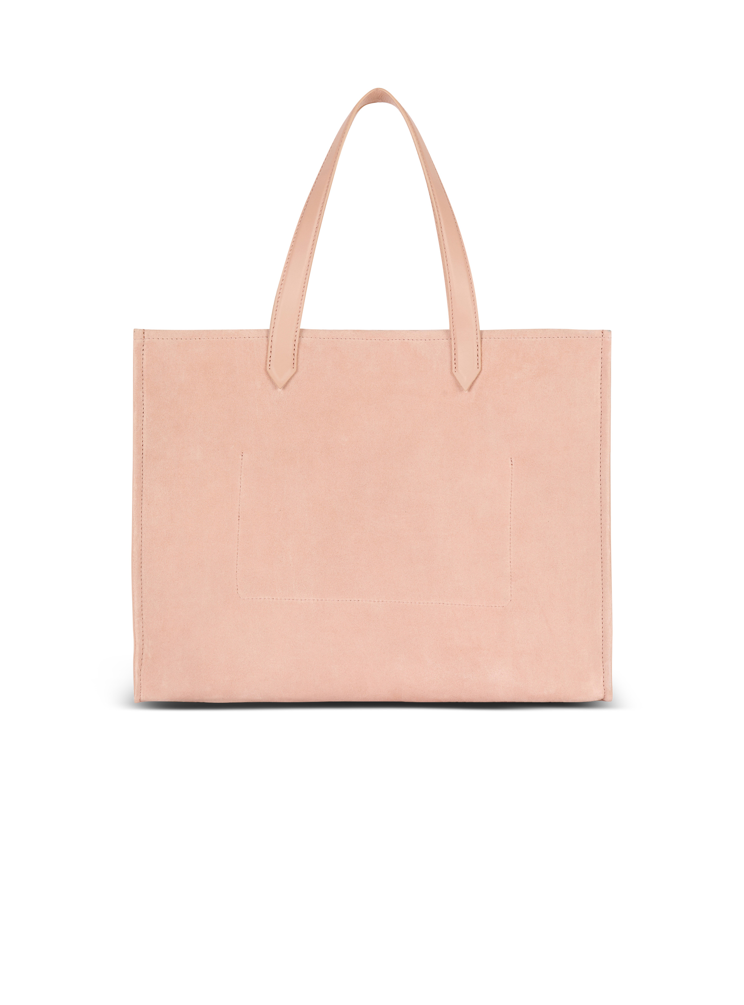 Medium suede B-Army tote bag - 4