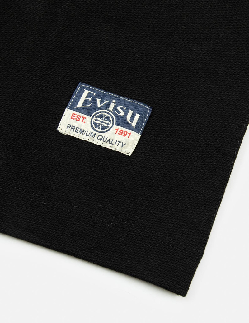 SEAGULL EMBROIDERY AND CARP PRINT RELAX FIT T-SHIRT 10