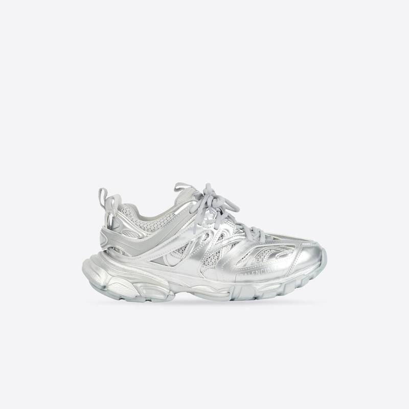 Men's Track Sneaker in Silver - 1