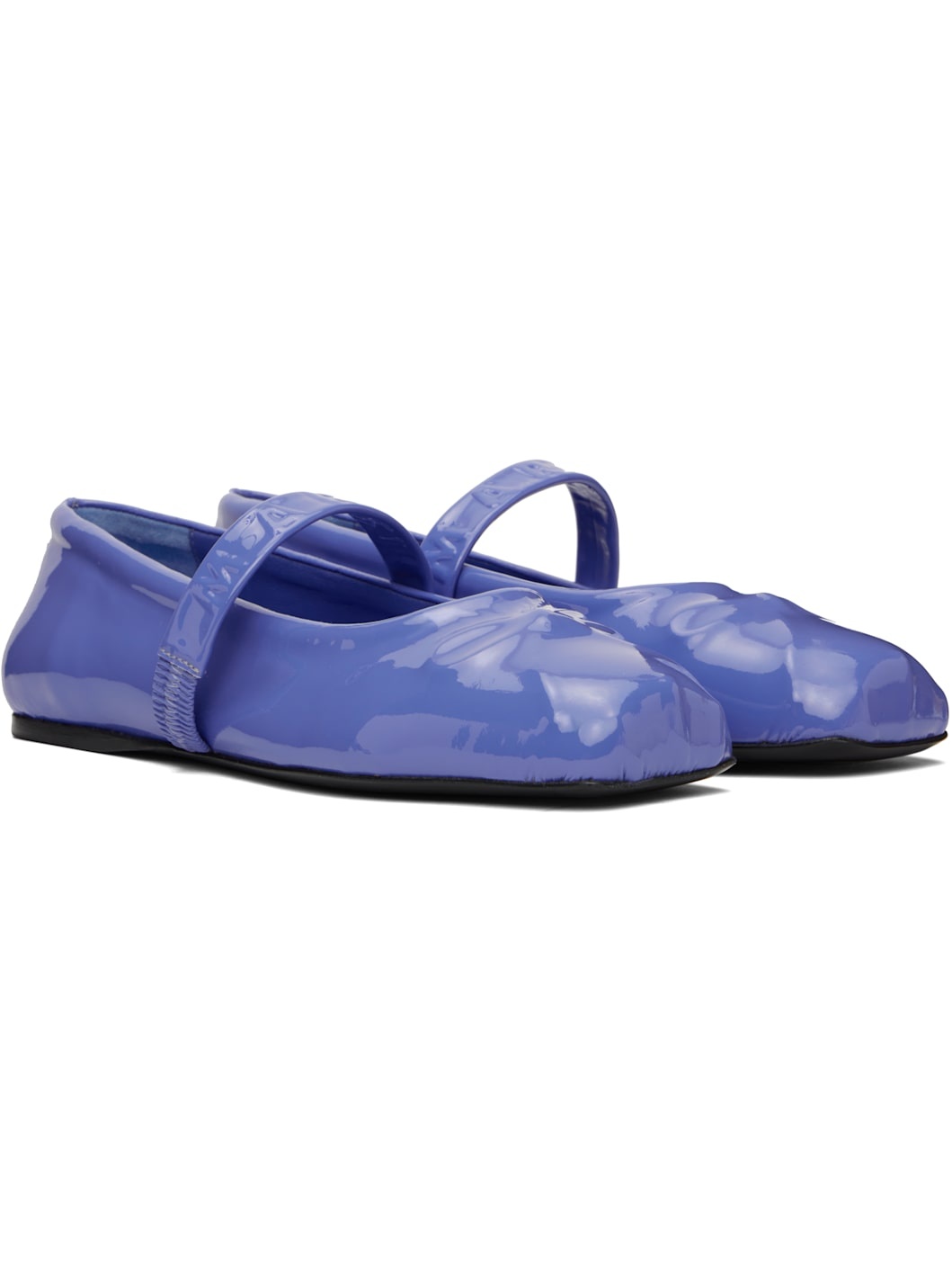 Blue Little Bow Ballerina Flats - 4