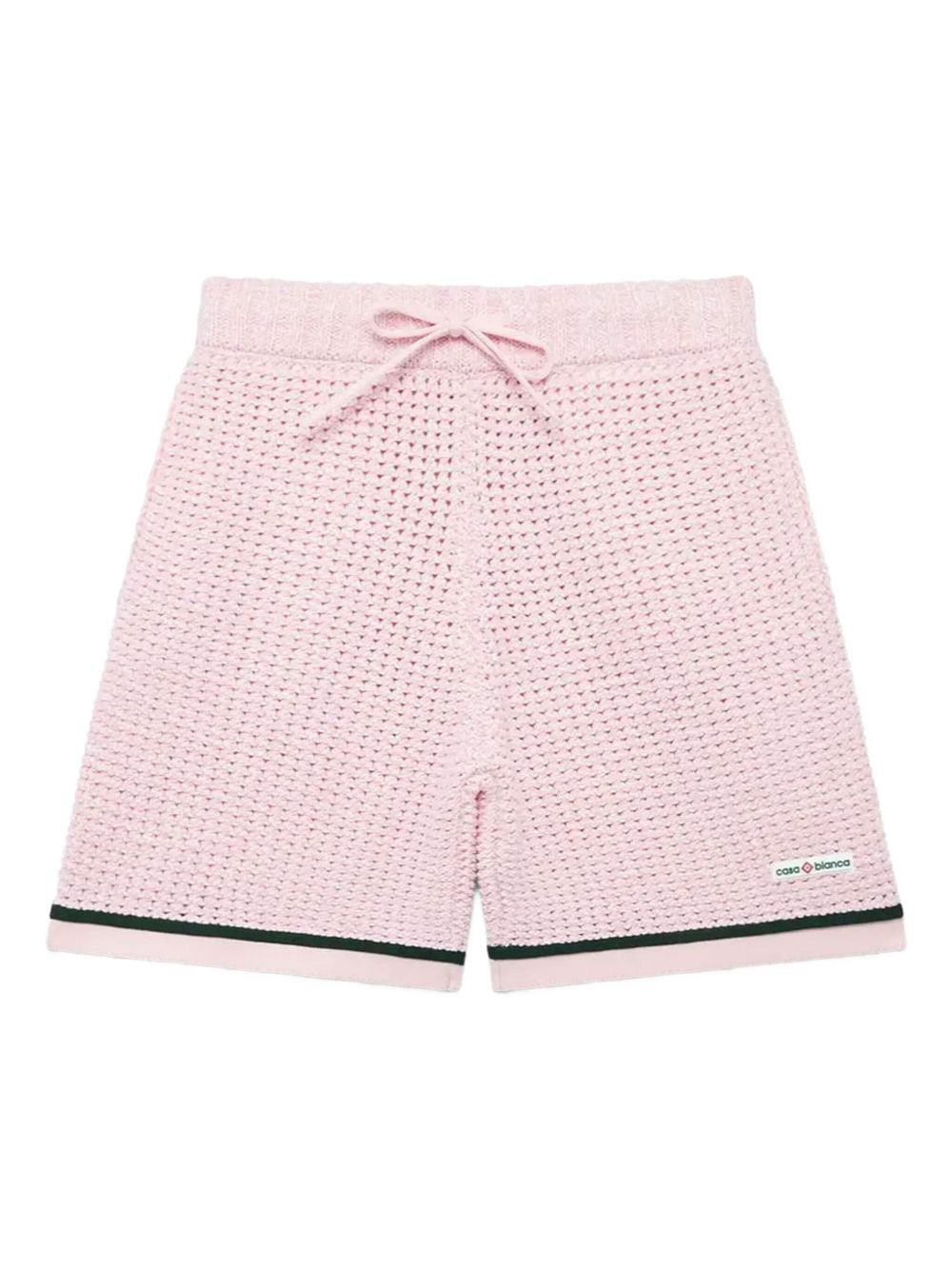 drawstring polo shorts - 1
