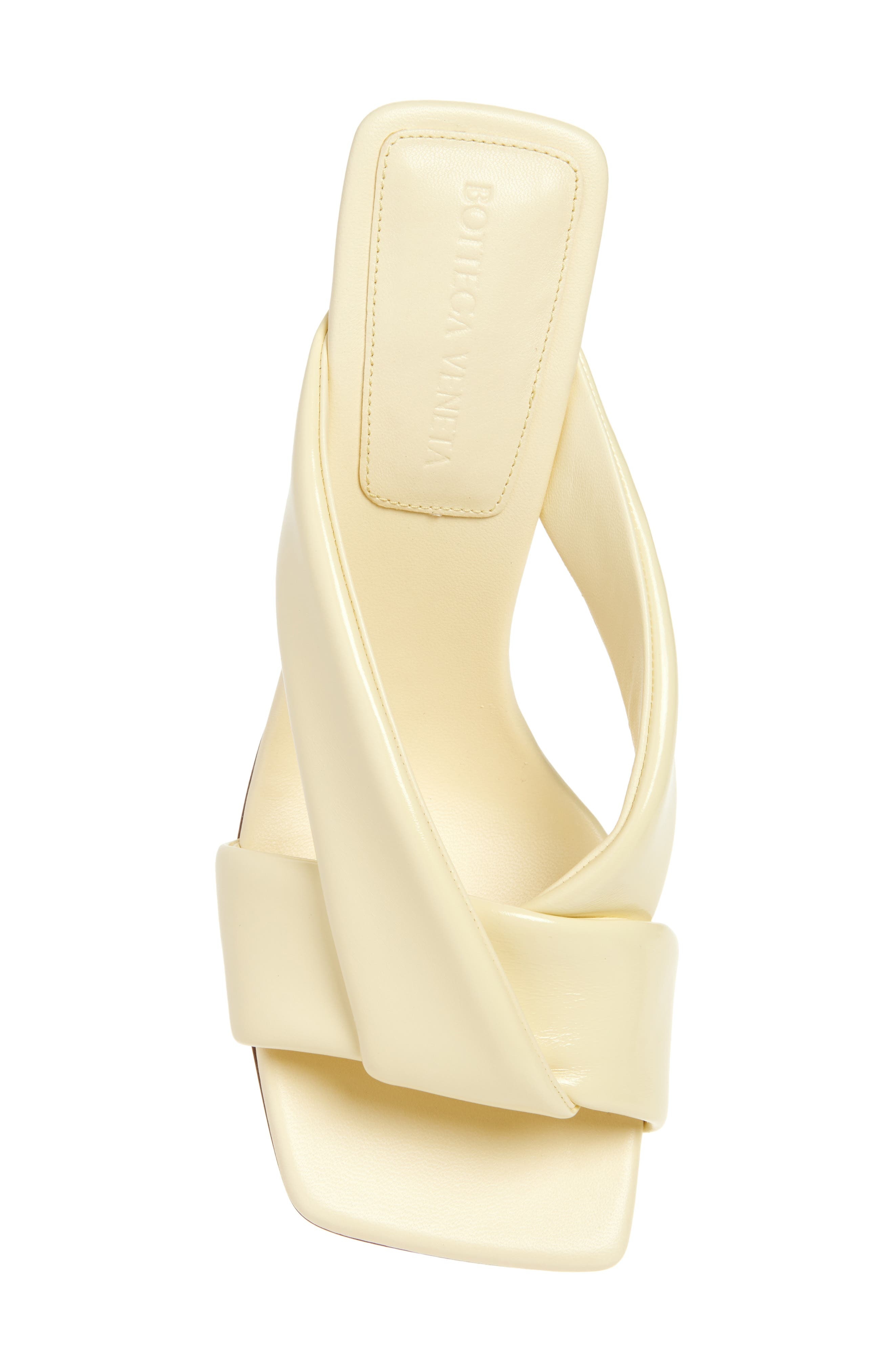Bottega Veneta Riva Crossover Strap Sandal in Camomile at Nordstrom - 5