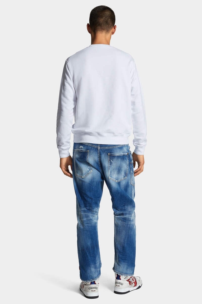 MEDIUM SMALL HOLE WASH KAWAII JEANS - 4