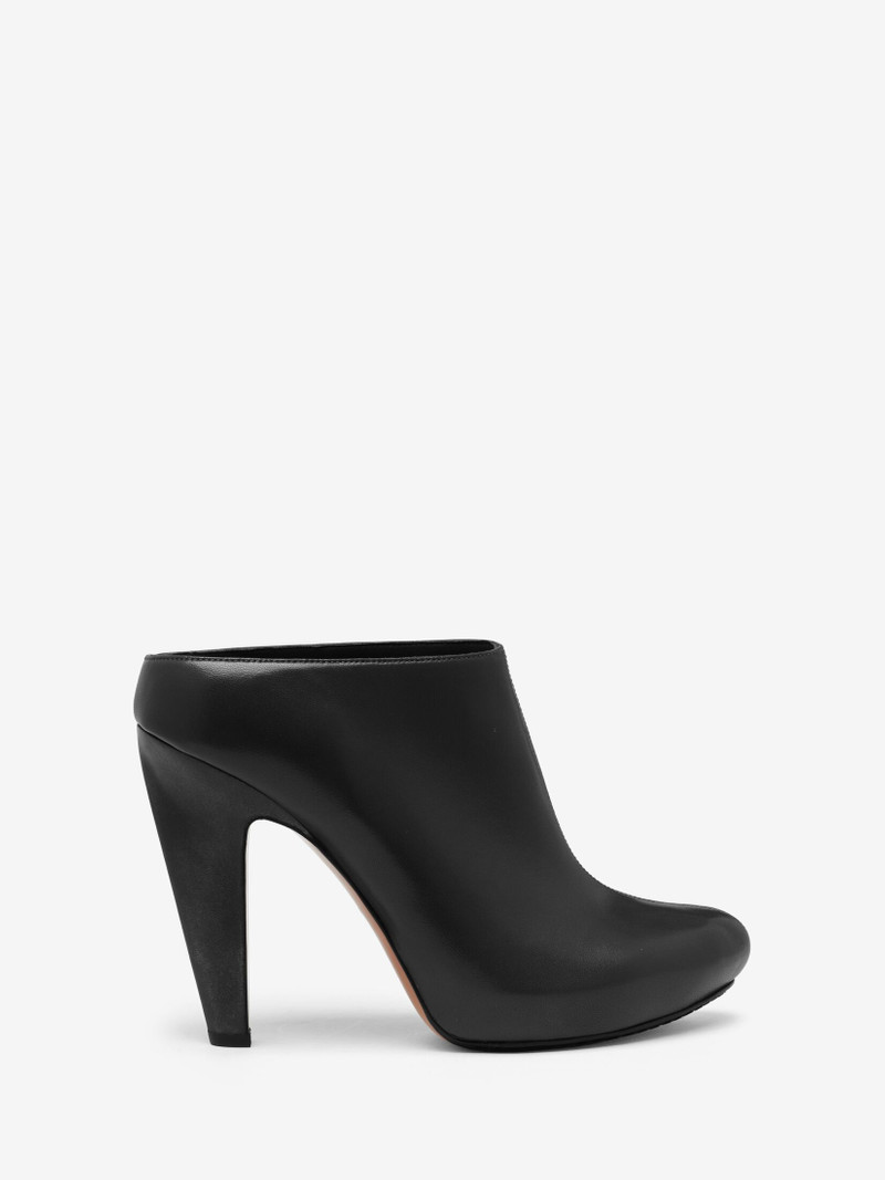 Women's The Edge Platform Mule in Black - 1