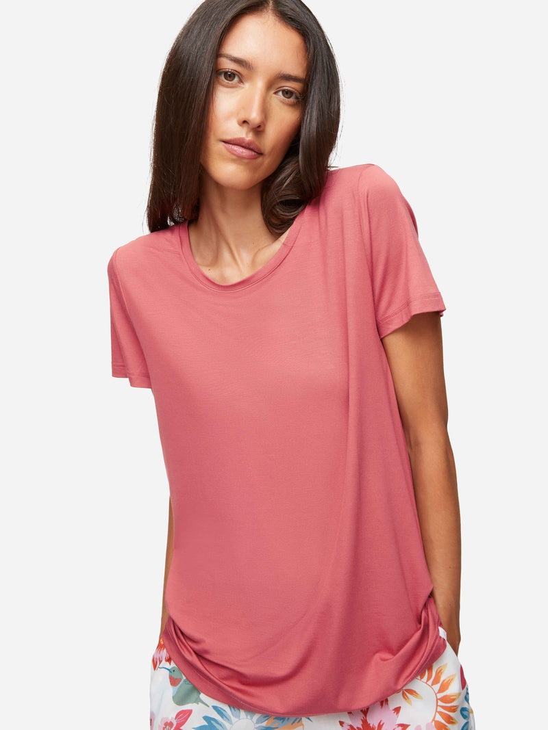 Women's T-Shirt Lara Micro Modal Stretch Soft Cedar - 2