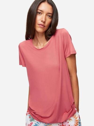 Derek Rose Women's T-Shirt Lara Micro Modal Stretch Soft Cedar outlook