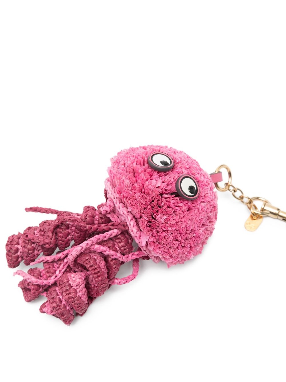 Jellyfish pom-pom bag charm - 2