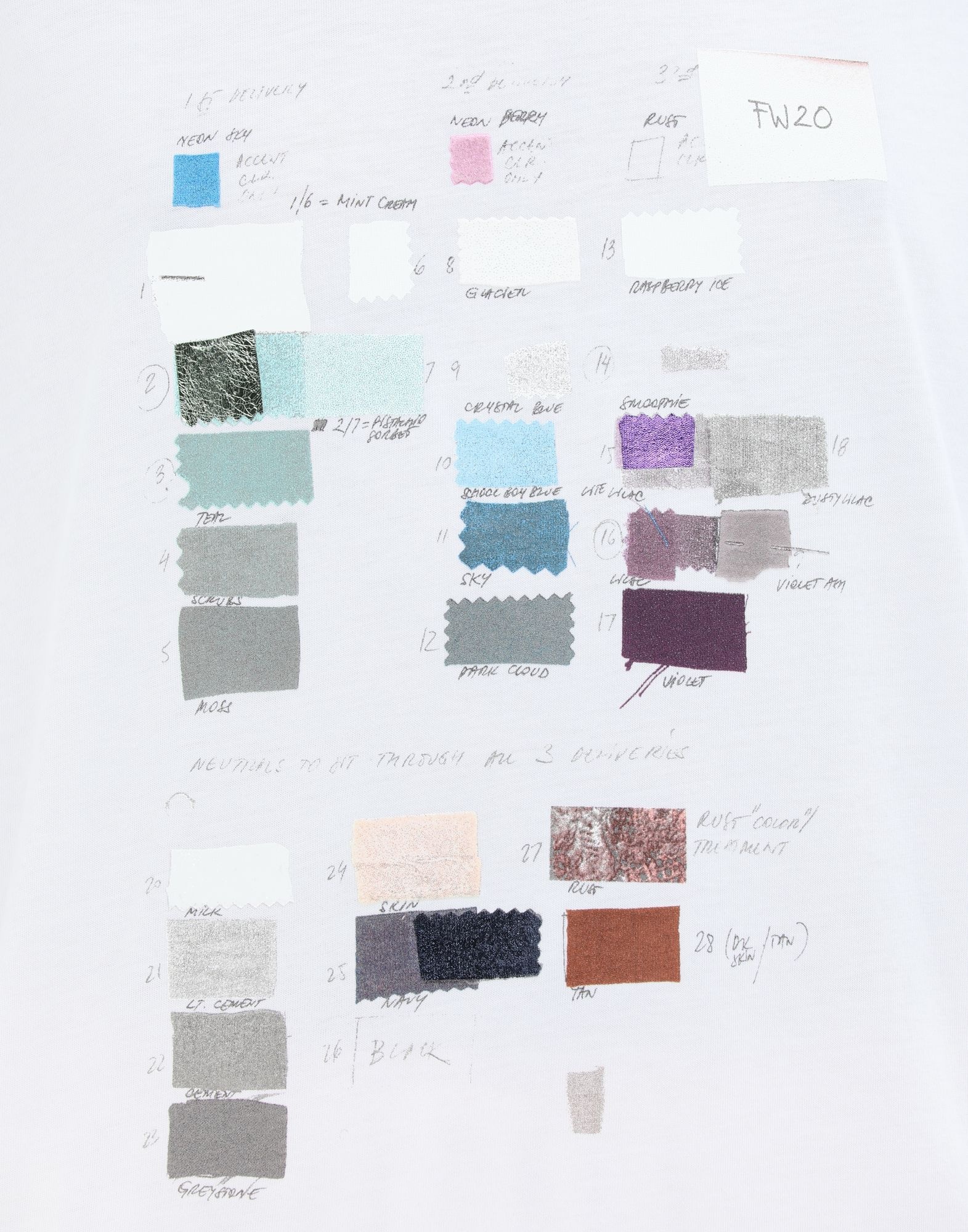 Colour-palette T-shirt - 6