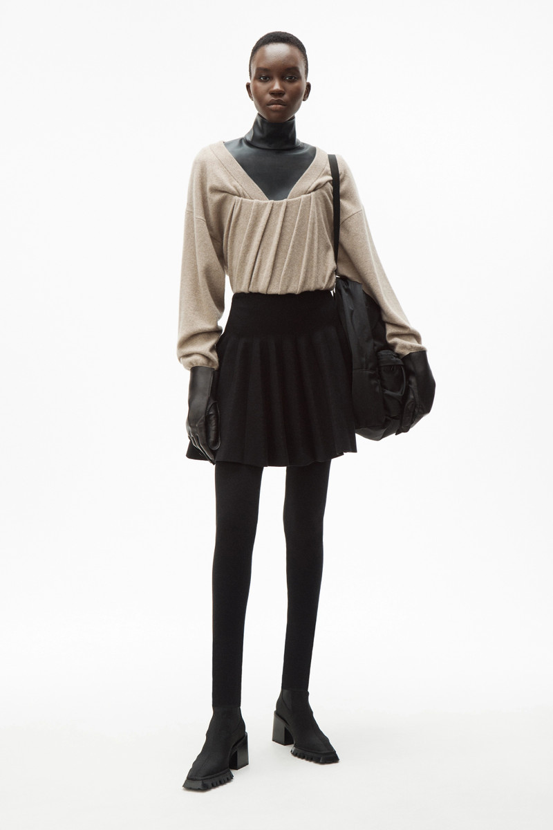 Alexander Wang SHORTROWED MINI SKIRT outlook