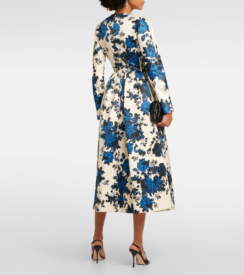 Annie floral taffeta midi dress 3