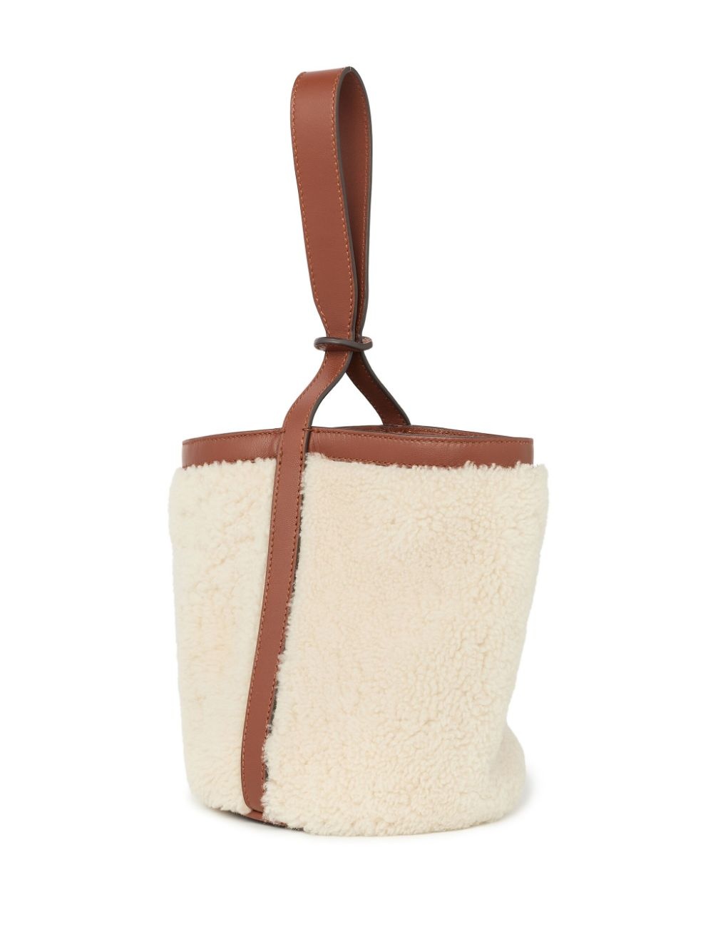 mini Merino bucket bag - 3