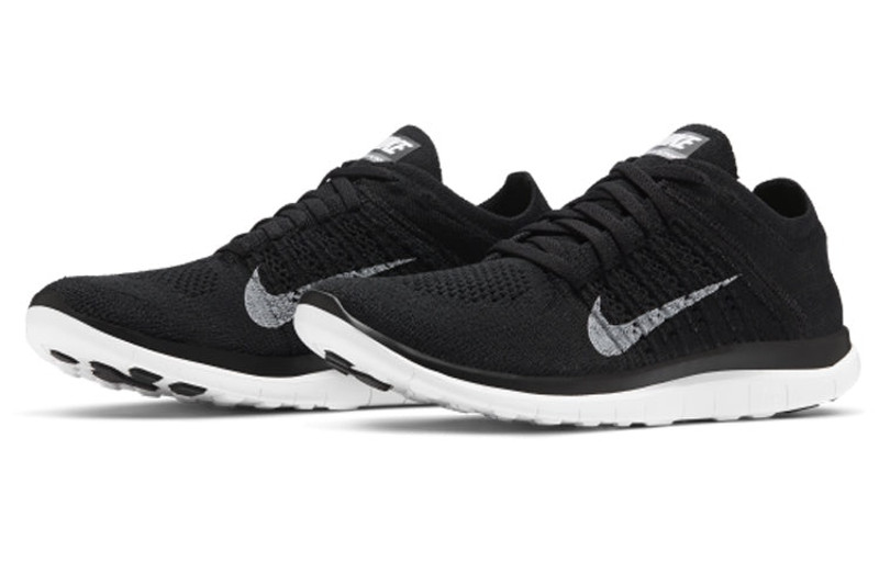 (WMNS) Nike Free 4.0 Flyknit 'Black' 631050-001 3