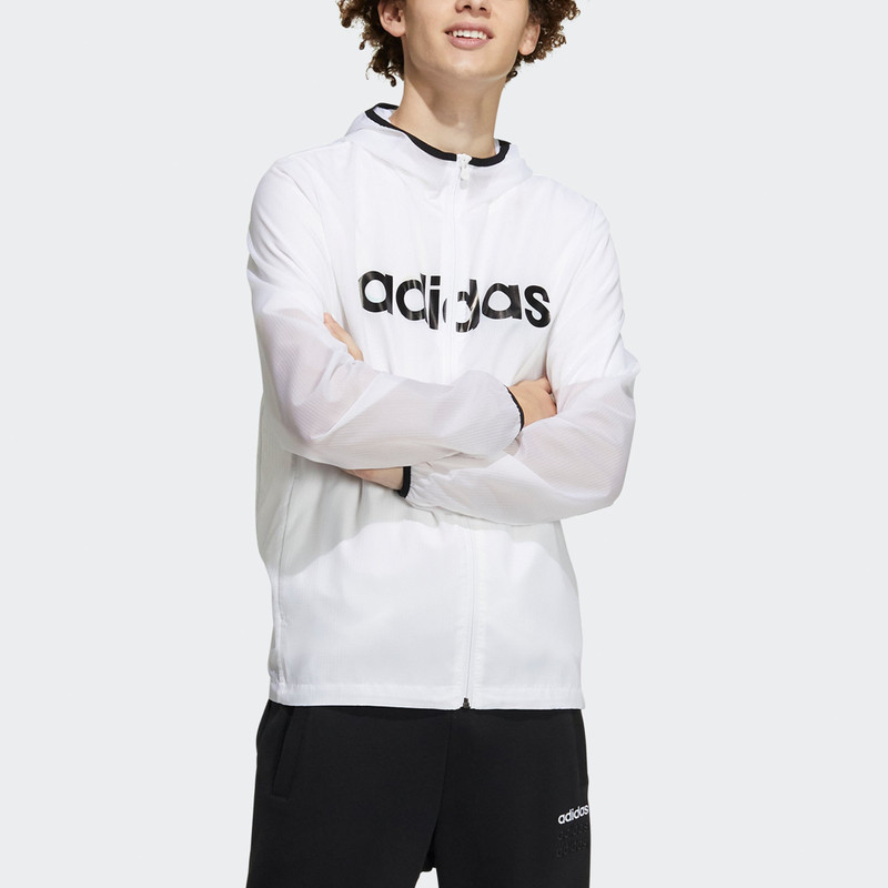 adidas adidas neo M Ce Lw Wb Casual Sports Hooded Jacket White GP4869 outlook