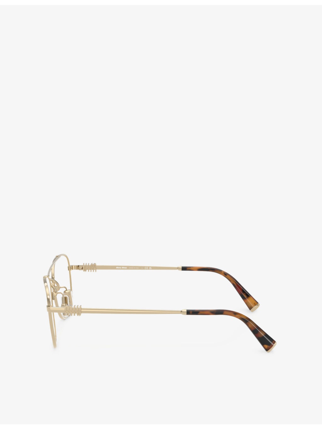 MU 51WV Square-Frame Metal Optical Glasses - 3