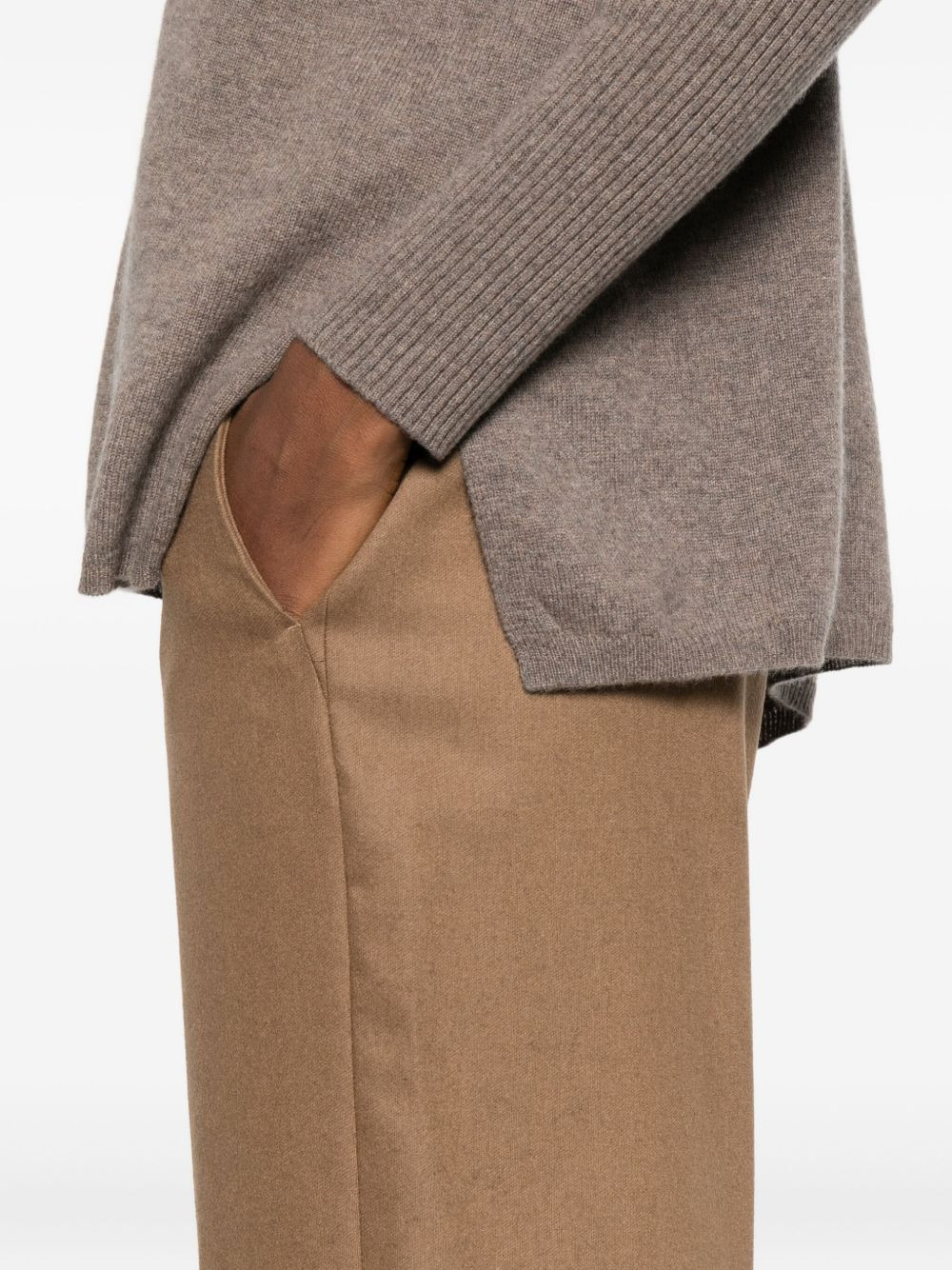 drawstring-waist trousers - 5