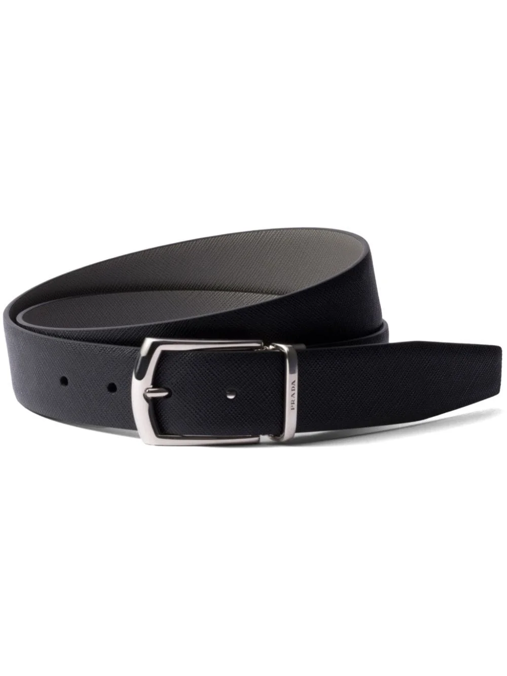 reversible Saffiano leather belt - 1